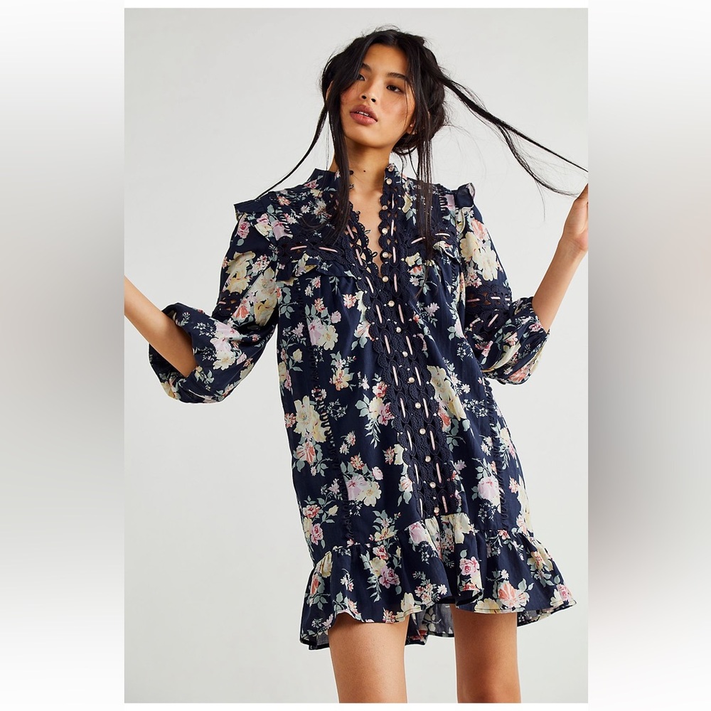 Rahi Bouquet Tunic Dress small